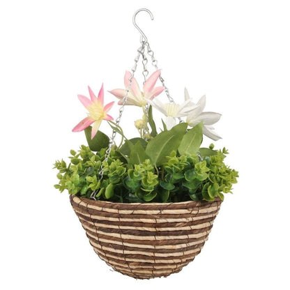 Künstliche Blumenarrangement „Lyla“ im Hängekorb