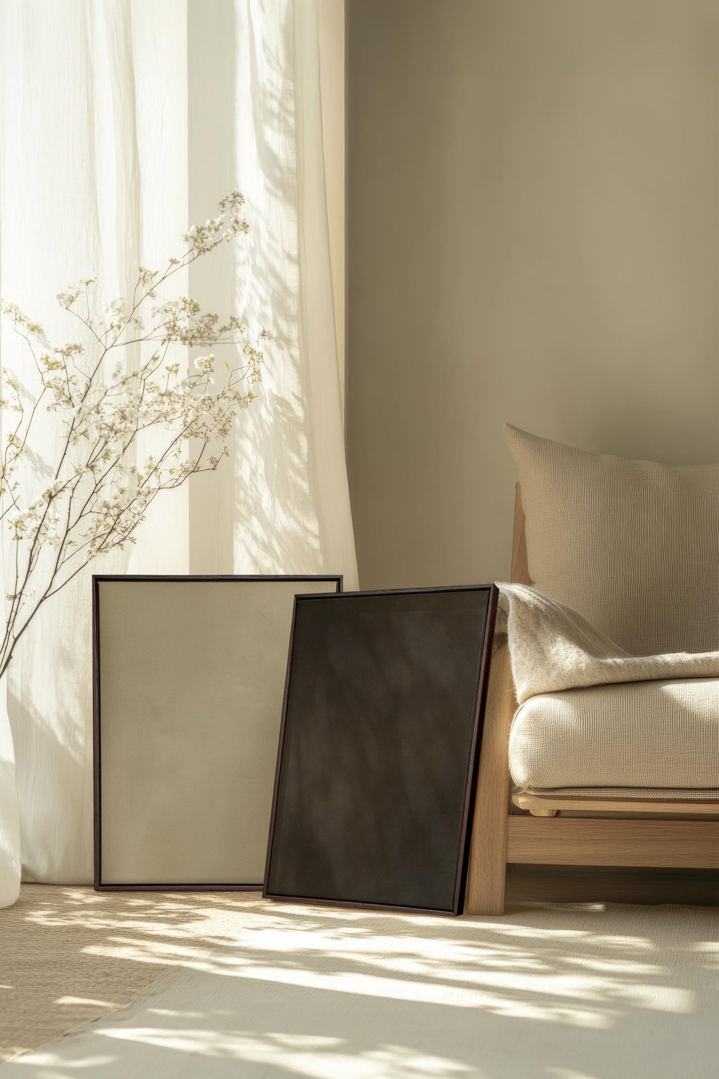 SAMTIGER GLANZ DUO (2 Originale auf Leinwand)