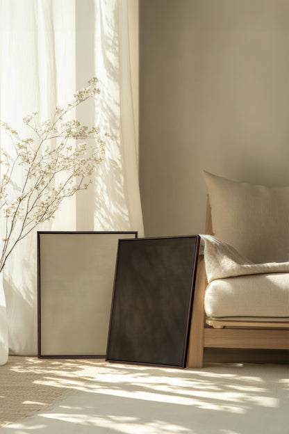 SAMTIGER GLANZ DUO (2 Originale auf Leinwand)