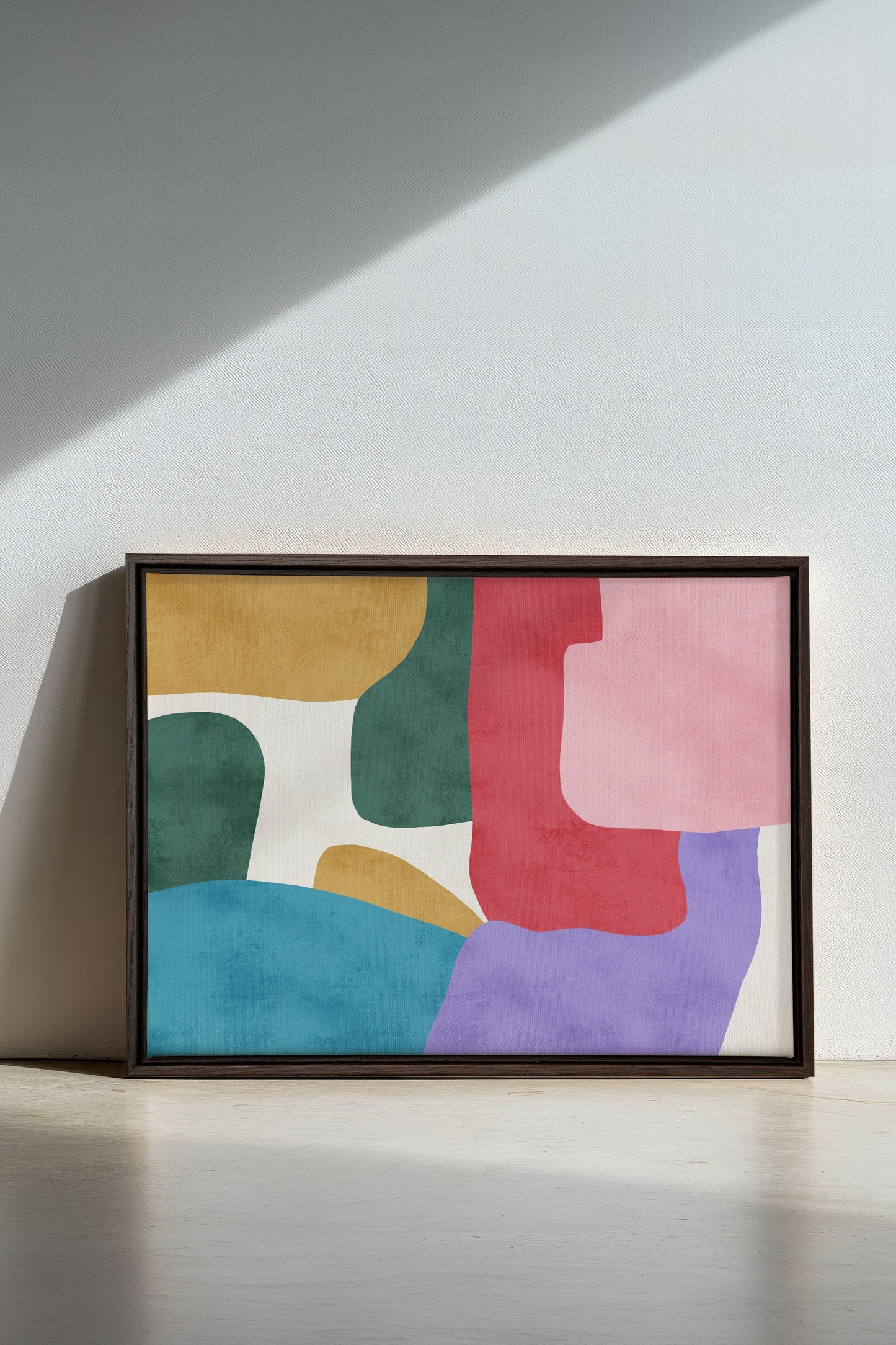 SOFT MOSAIC, Oeuvre sur toile étirée