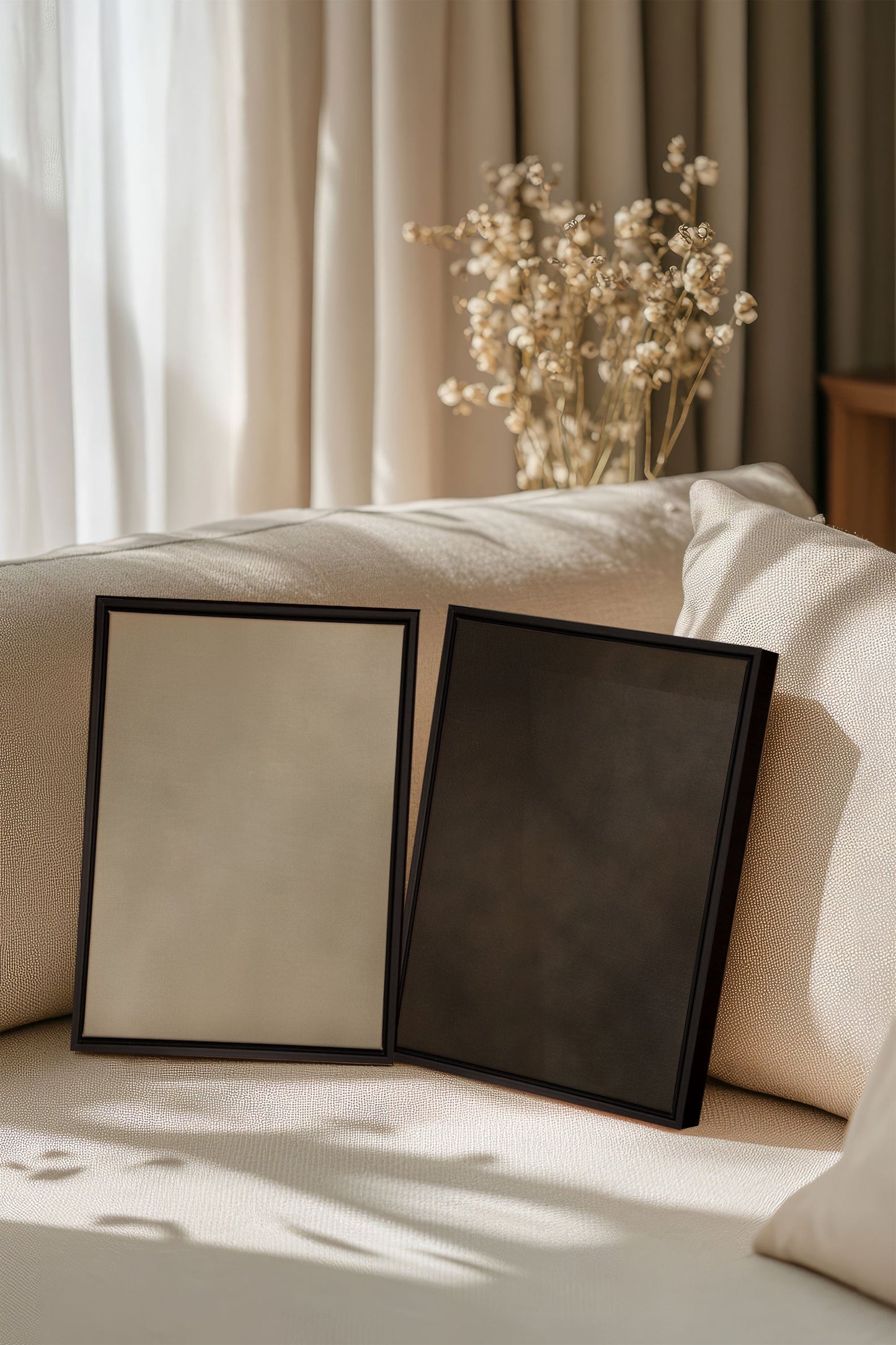 SAMTIGER GLANZ DUO (2 Originale auf Leinwand)