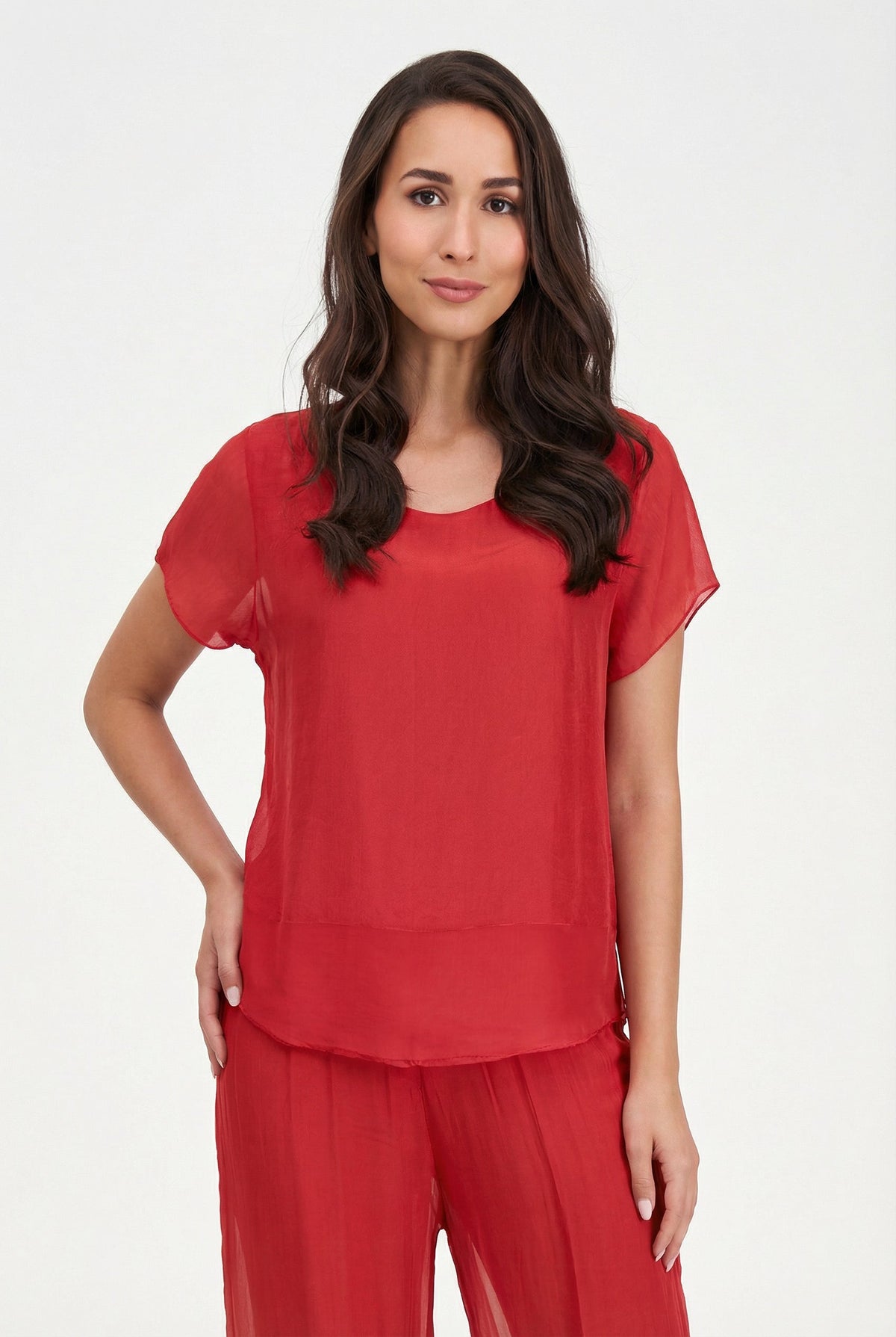 Women's Woven Tunic Top
