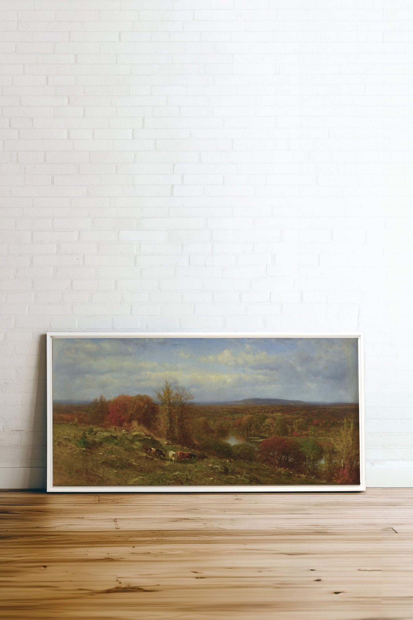 LEUCHTENDE LANDSCHAFT, Werk auf gespannter Leinwand