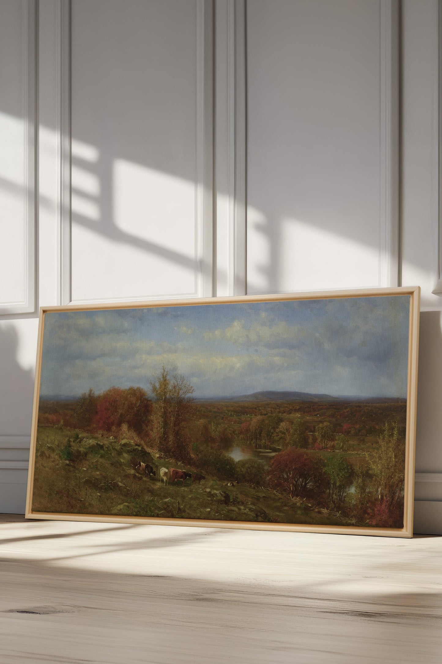 LEUCHTENDE LANDSCHAFT, Werk auf gespannter Leinwand