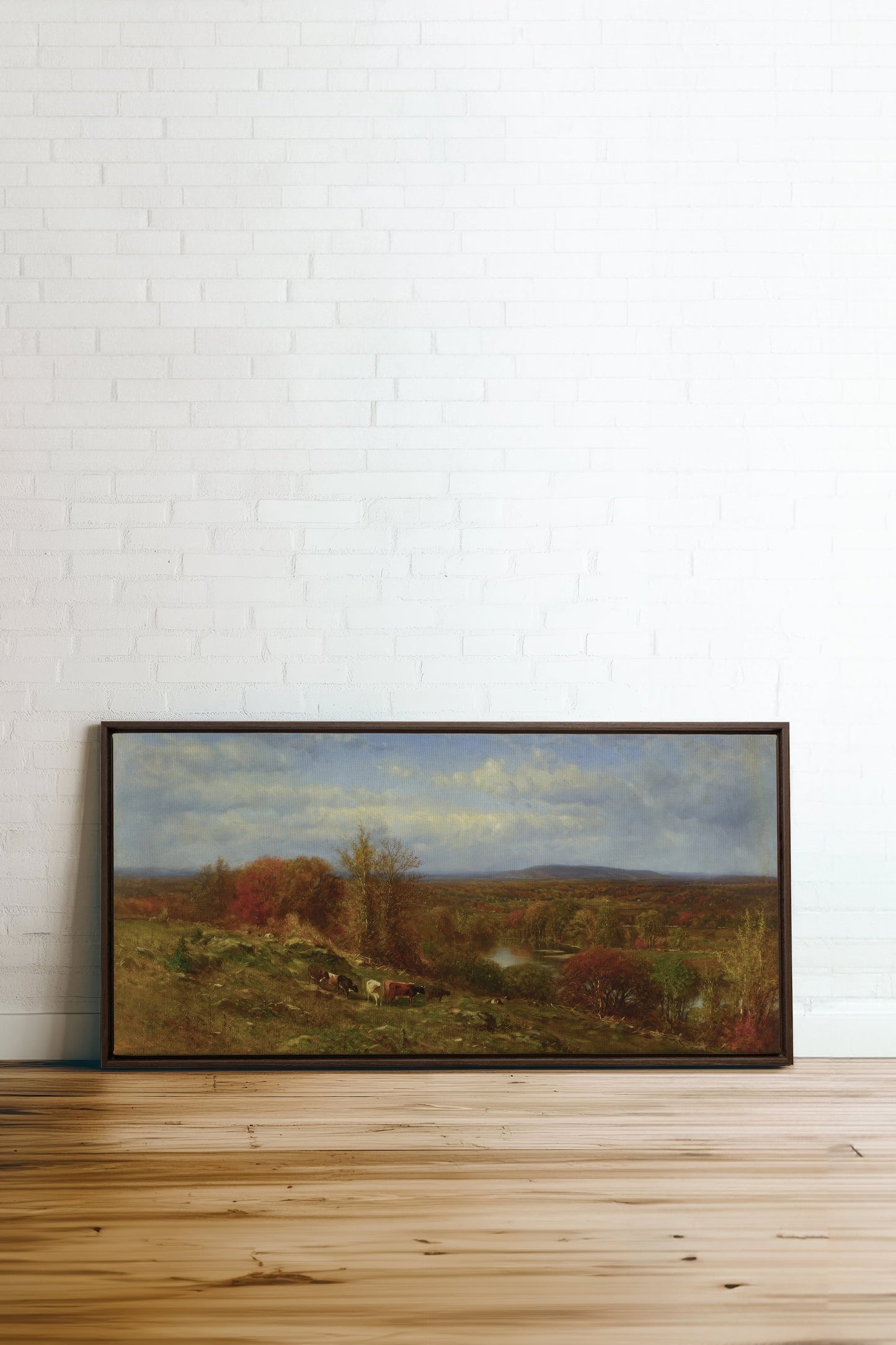 LEUCHTENDE LANDSCHAFT, Werk auf gespannter Leinwand