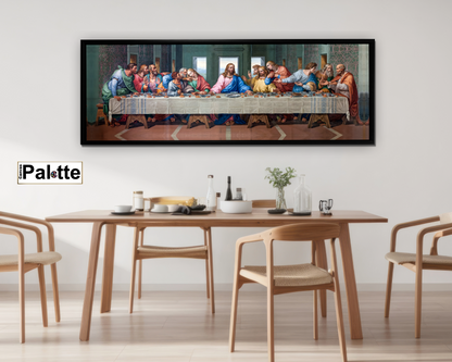 Letztes Abendmahl Leinwand- Wandkunst- RGB Firnis Leinwanddruck