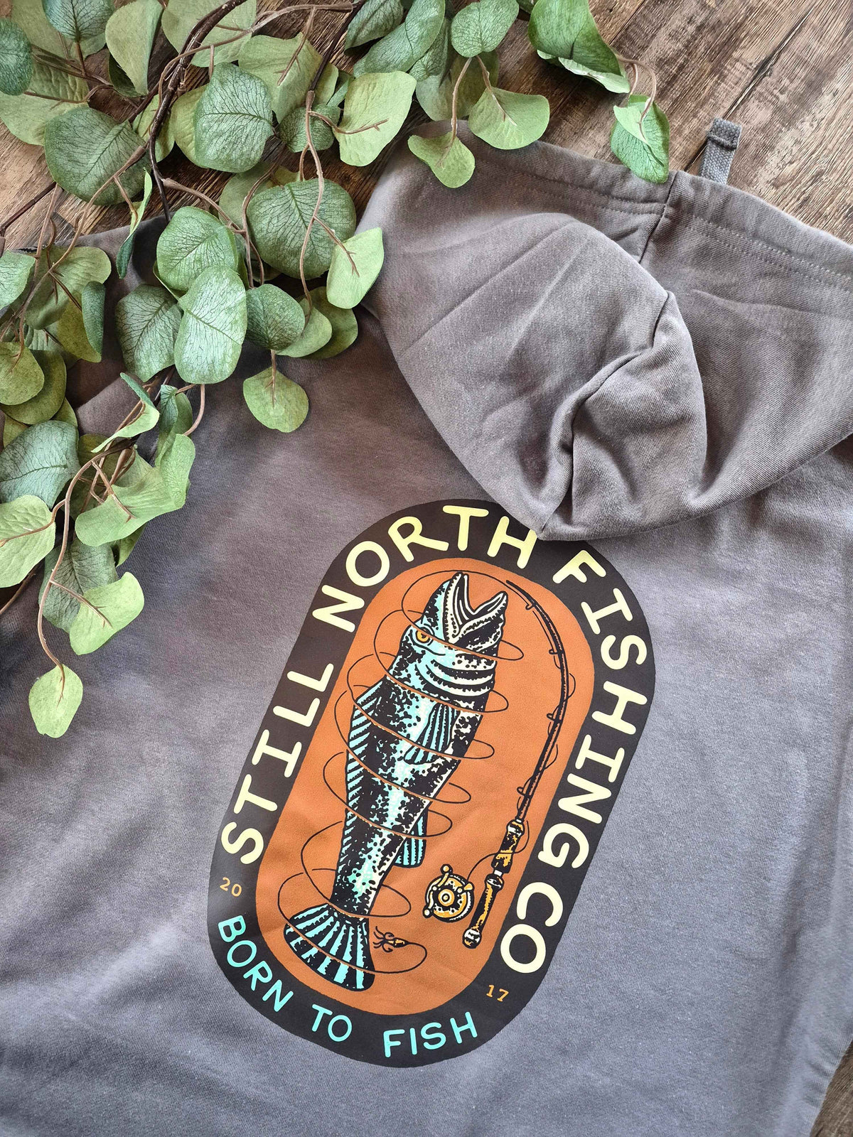 2025 BORN TO FISH HOODIE