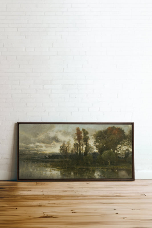 DARK SERENITY, Werk auf gespannter Leinwand