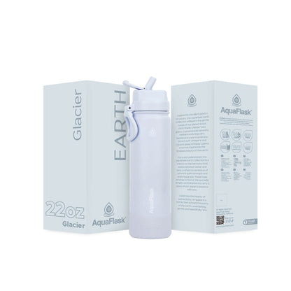 AquaFlask Earth Collection 22oz Edelstahl-Trinkflasche – Isoliert, hält 12 Std. heiß, 24 Std. kalt