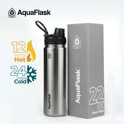 AquaFlask Original Vakuumisolierte Trinkflaschen 650ml (22oz)