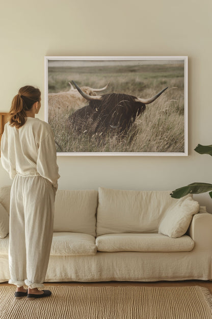 HIGHLAND SPIRIT, Mischtechnik auf gespannter Leinwand