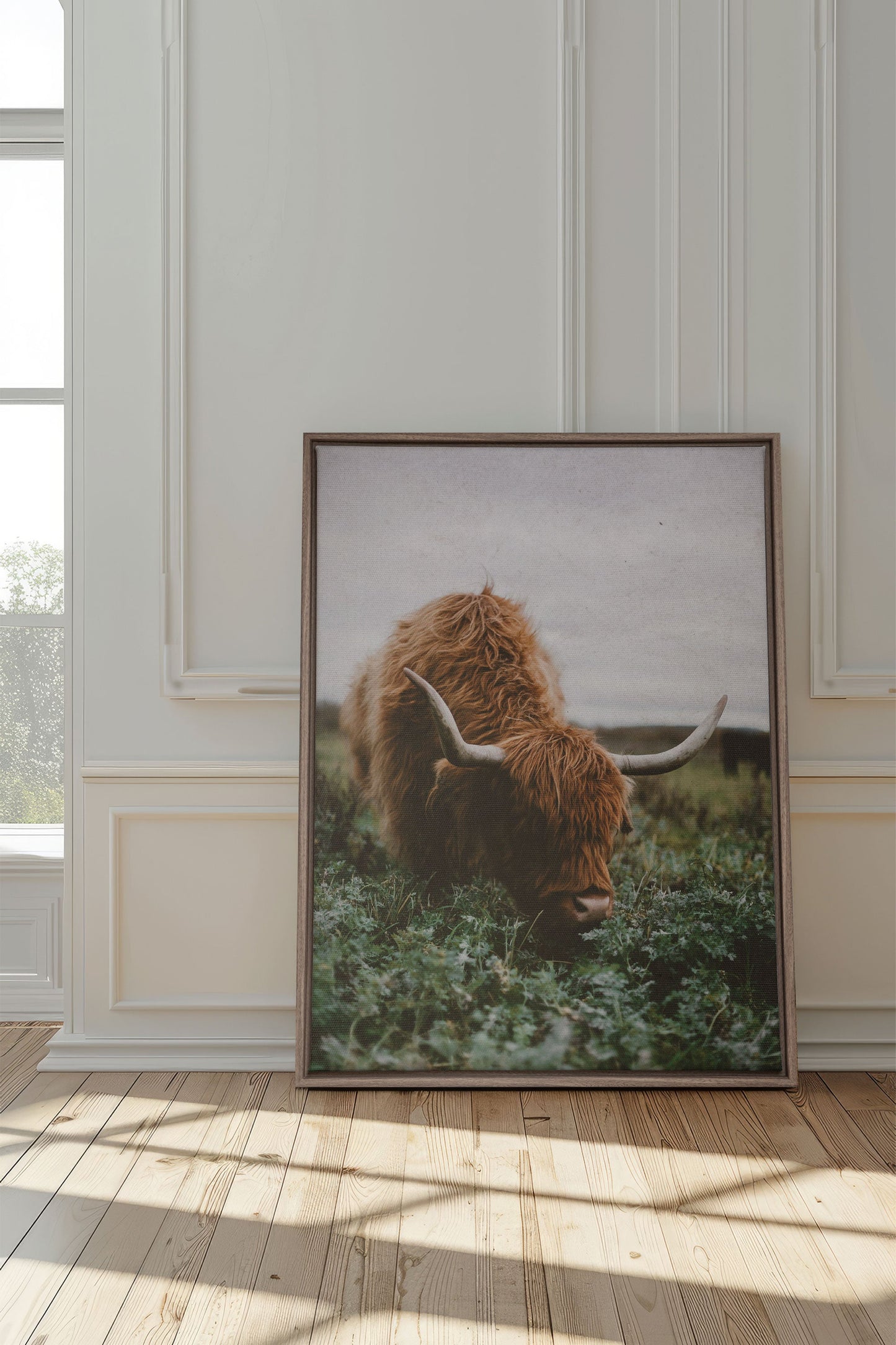 VERWURZELTER GEIST, Kunstwerk auf gespannter Leinwand