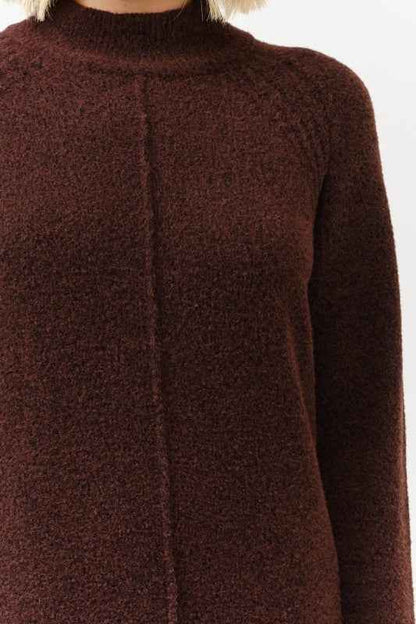 Mock Neck Sweater Dress