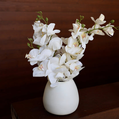Zuna Künstliche Weiße Orchideenstrauß 107 x 30 cm (6er-Set)