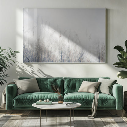 Wandbild Landschaft aus Schilf und Gras