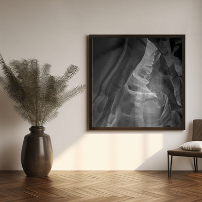 Wandbild MONOCHROMER ANTELOPE CANYON Tageslicht