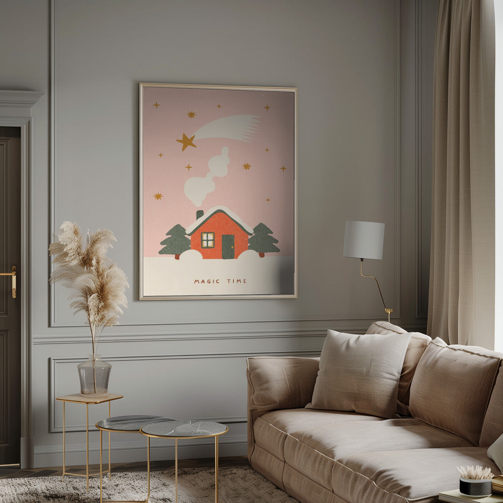 Wandbild Eine magische Zeit zu Weihnachten Leinwandbild