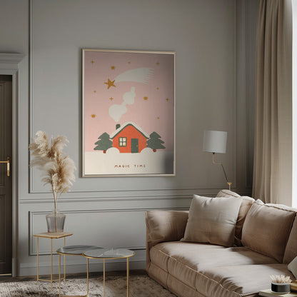 Wandbild Eine magische Zeit zu Weihnachten Leinwandbild