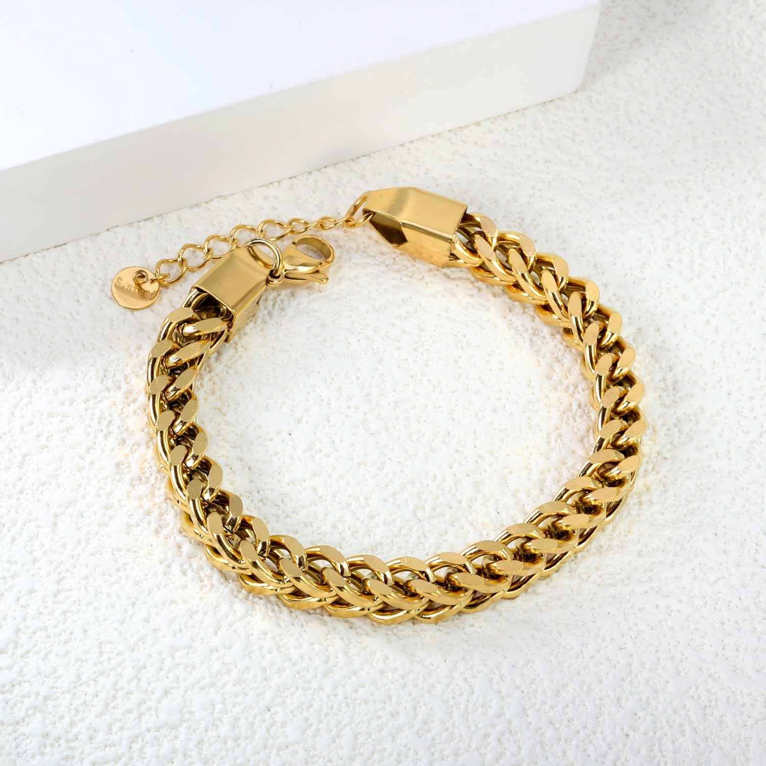 Gold Chain Link Bracelet
