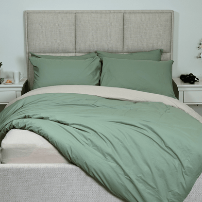 Washed Percale Duvet Cover