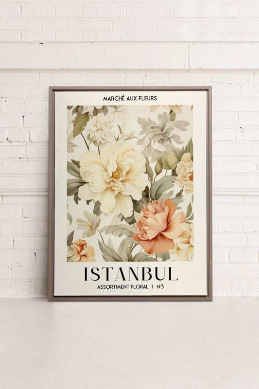 ISTANBUL, Mischtechnik auf gespannter Leinwand