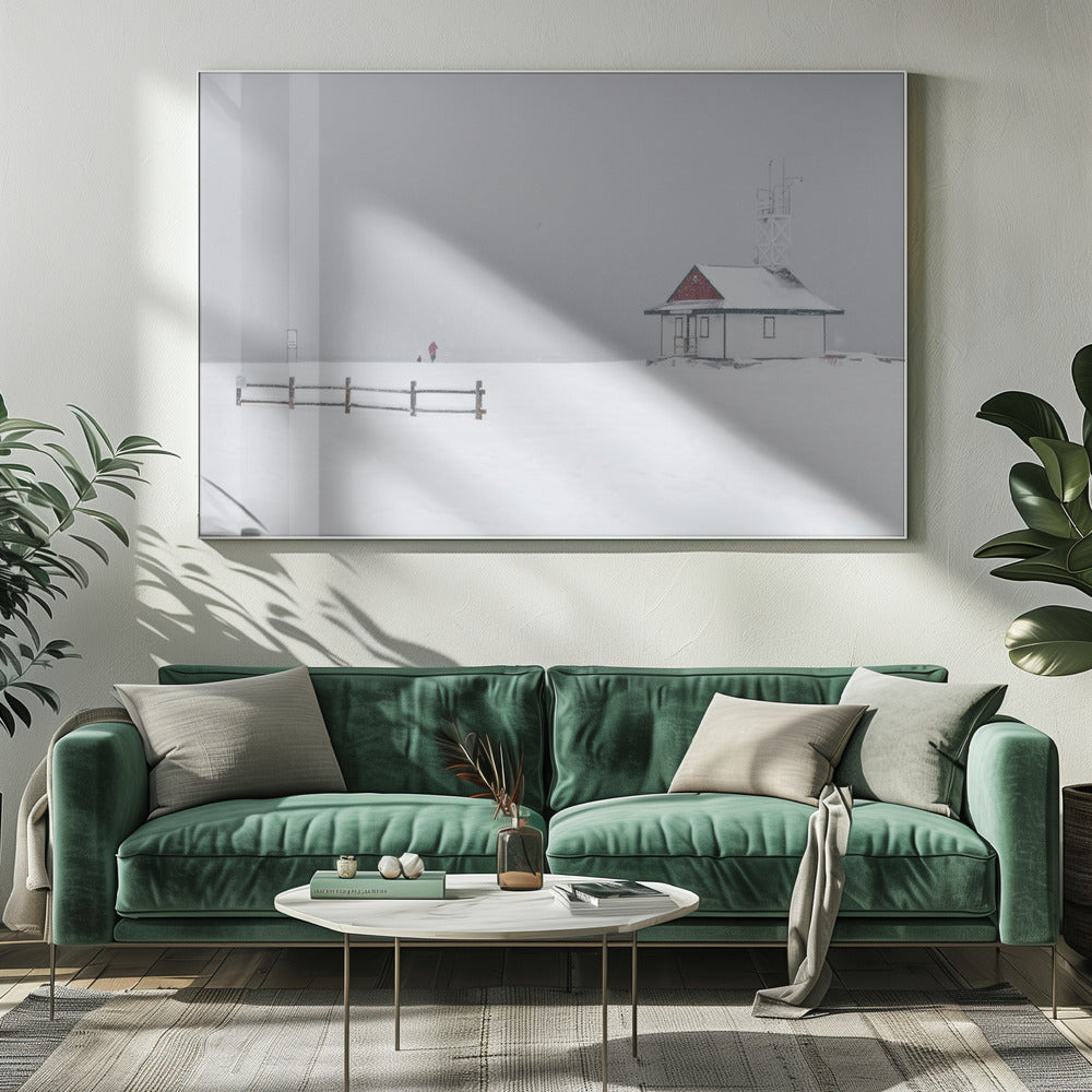 Wandbild Gildehaus am Strand I Leinwandbild