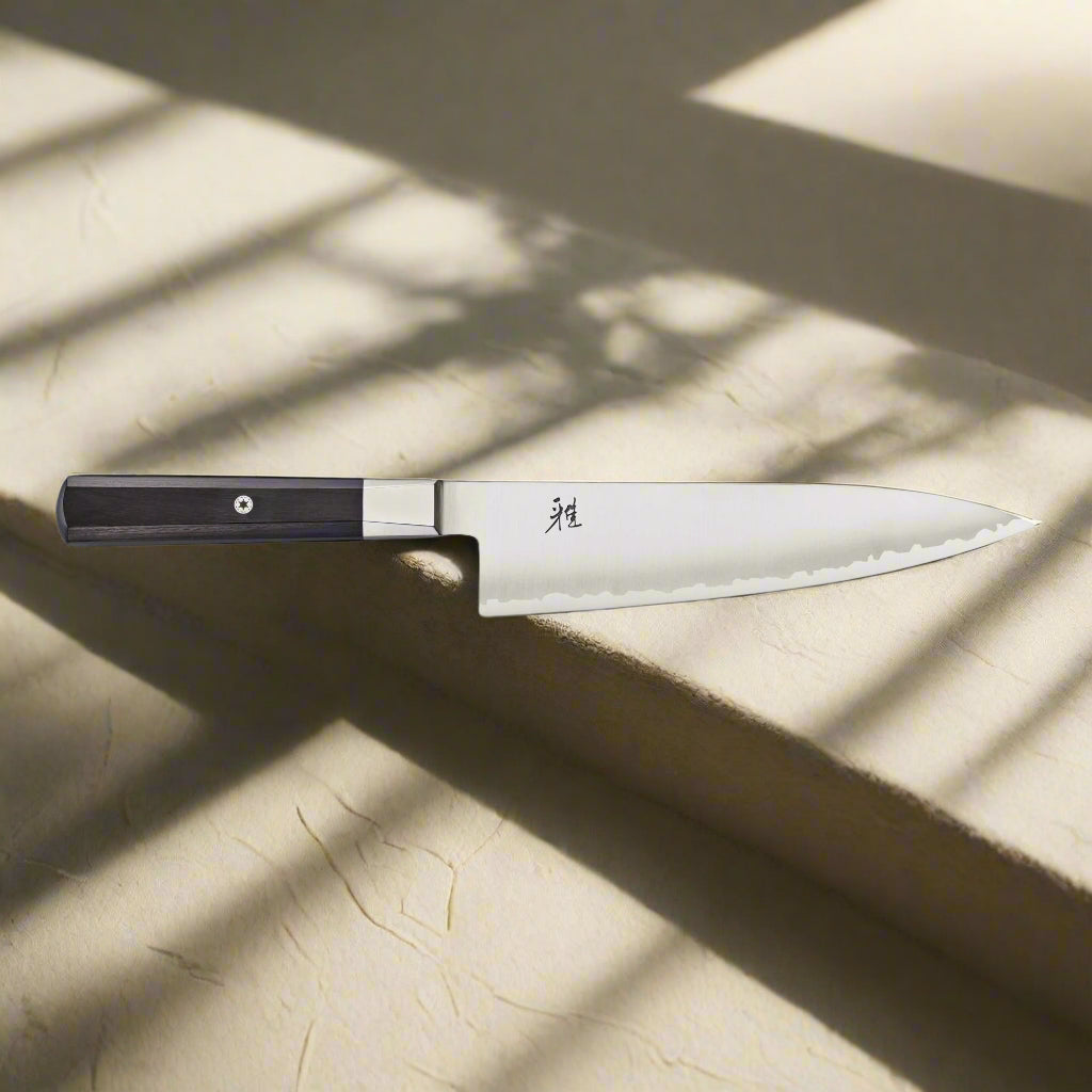 MIYABI 4000 FC Serie Gyutoh-Messer 20 cm – Schwarzer Griff