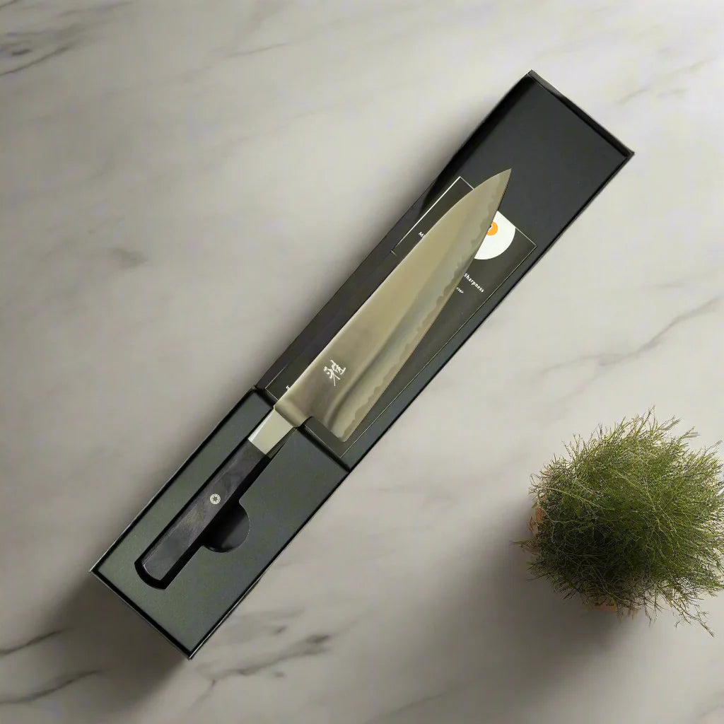 MIYABI 4000 FC Serie Gyutoh-Messer 20 cm – Schwarzer Griff