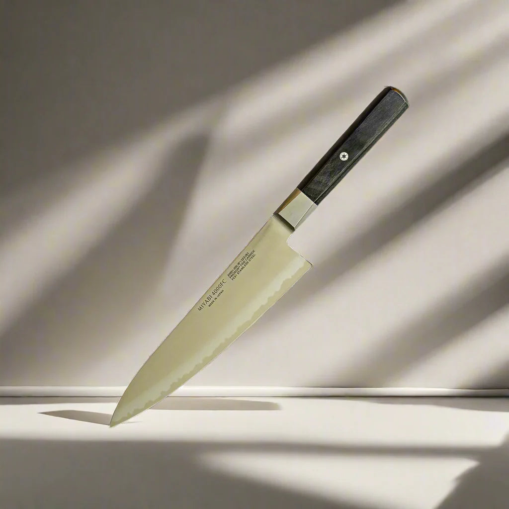 MIYABI 4000 FC Serie Gyutoh-Messer 20 cm – Schwarzer Griff