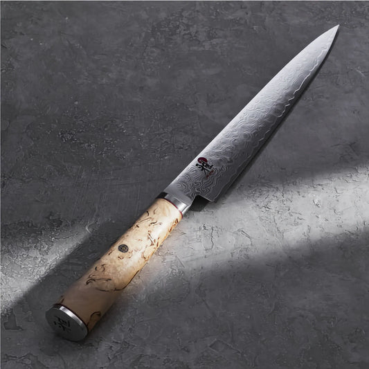 MIYABI 5000 MCD - 23 cm, Sujihiki, braun