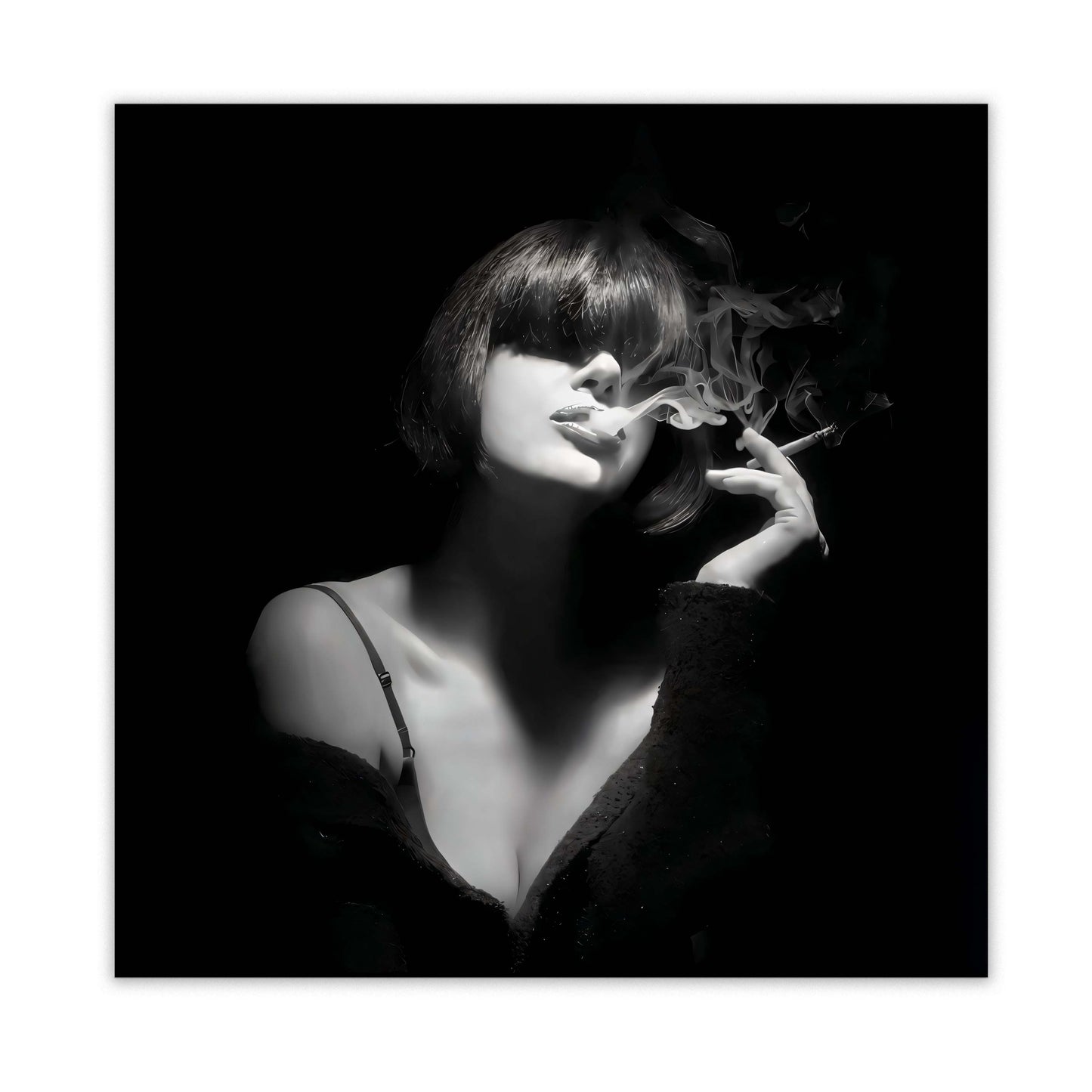 Wandbild-Mystery Smoker-Wanddekoration