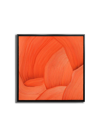 Wandbild 3D Strichzeichnung 90 x 90 cm Fine Art Leinwand
