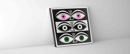 Wandkunst 36" x 36" Fine Art Leinwand Tweet-to-woo