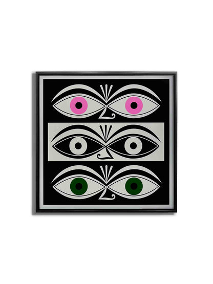 Wandkunst 36" x 36" Fine Art Leinwand Tweet-to-woo
