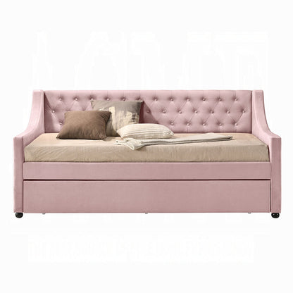 Hague Tufted Daybed mit Ausziehbett - Rosa