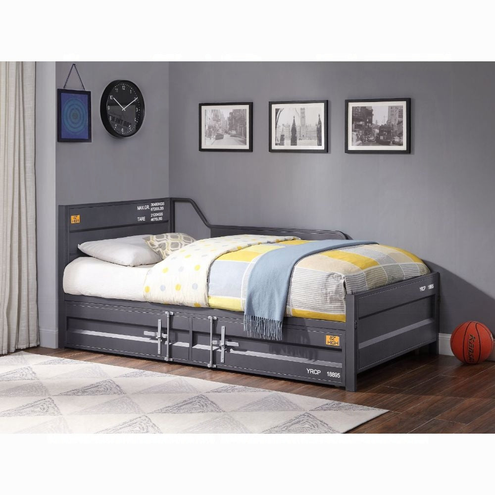 Kamotsu Daybed w/Trundle - Gunmetal Grey