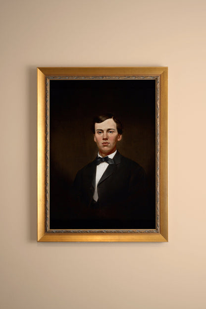 PORTRAIT DER VERGANGENHEIT, GOLDENER VINTAGE RAHMEN