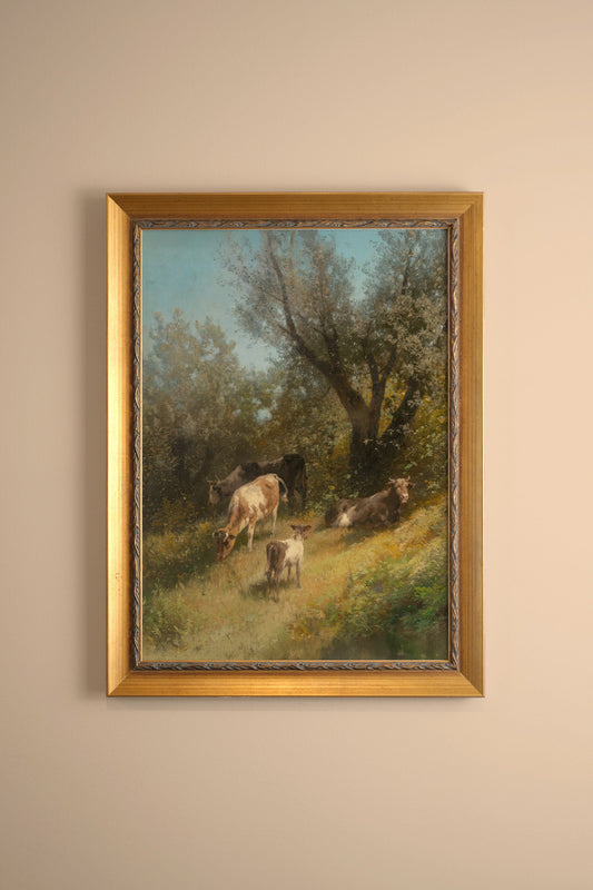 PRAIRIE WIND, VINTAGE GOLD FRAME