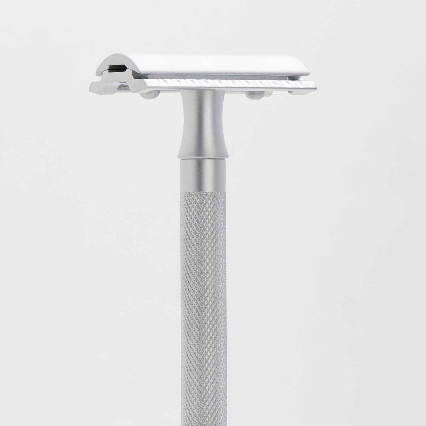 Merkur Razor Set 2-pieces (Razor 22 002 and Stand 4005 002), Matt Chrome, MK-2281002