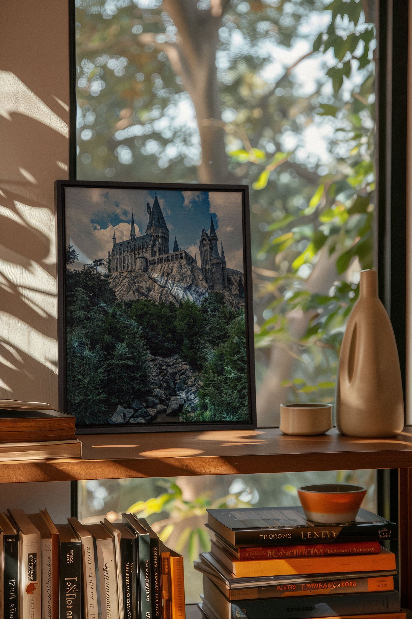 FESTUNG DES WISSENS, Kunstwerk auf gespannter Leinwand