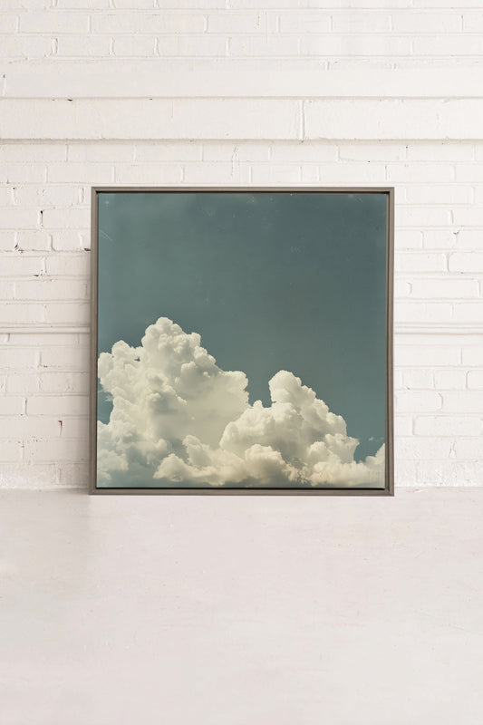 NOSTALGISCHER HIMMEL, Kunstwerk auf gespannter Leinwand