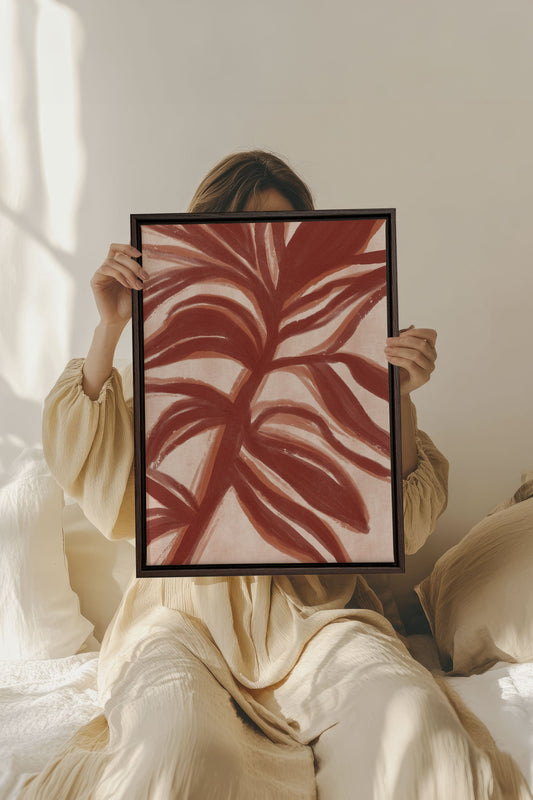 BOTANIC FLAME, Werk auf gespannter Leinwand
