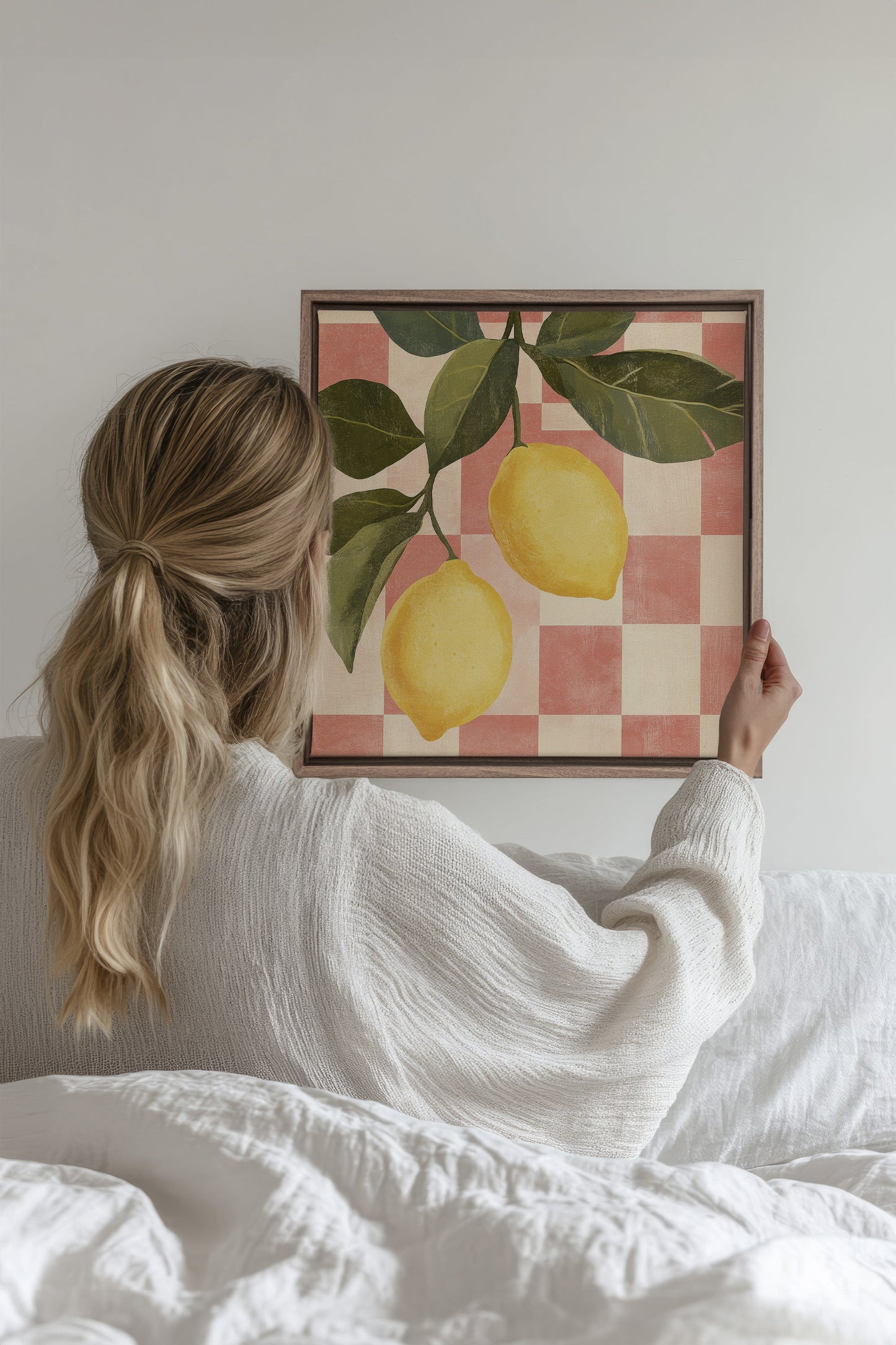 VINTAGE LEMONADE, stretched canvas artwork