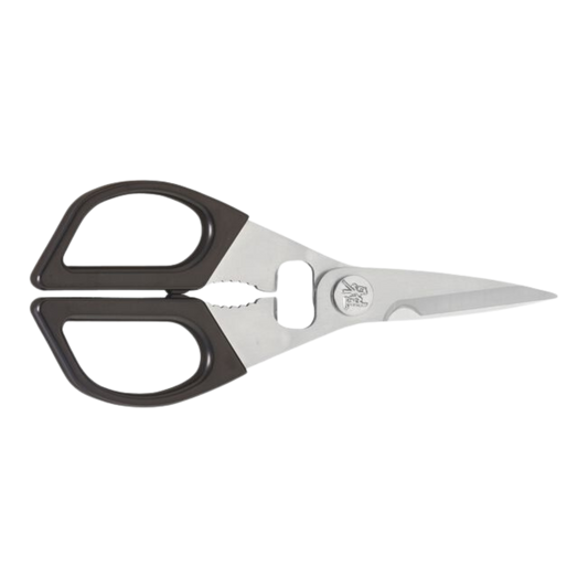 MIYABI 22cm Küchenschere – Hergestellt in Japan, Schwarzer Griff