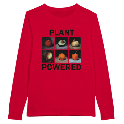 Pflanzenbasierte Langarm-T-Shirt – Bequemes Baumwoll-T-Shirt