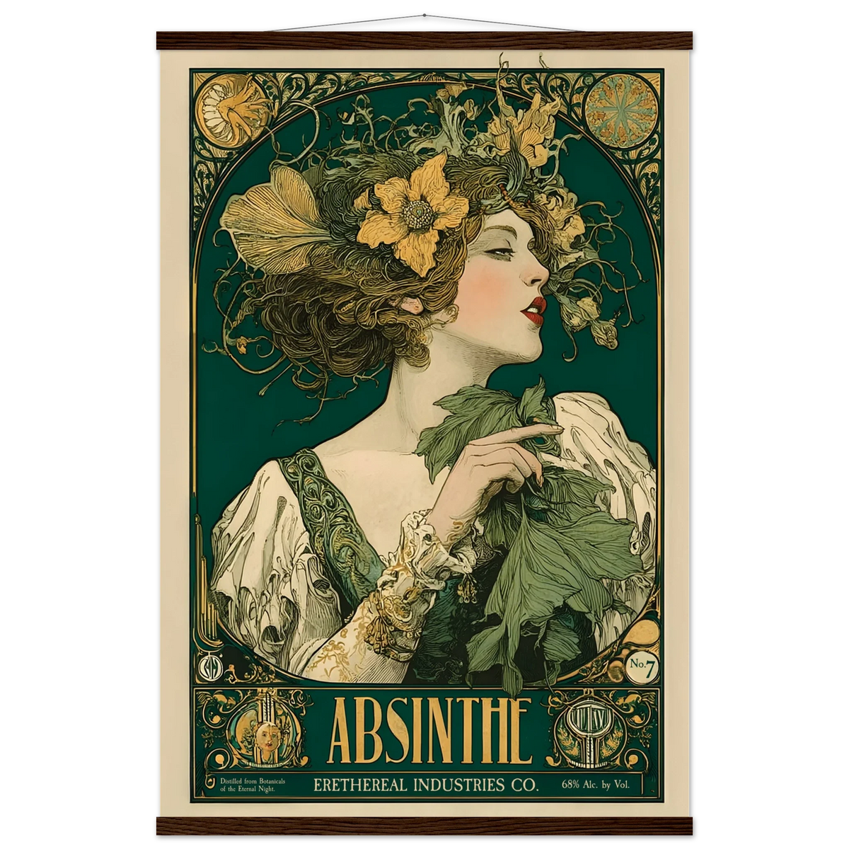L’Absinthe d’Ombre - Poster & Framed Print