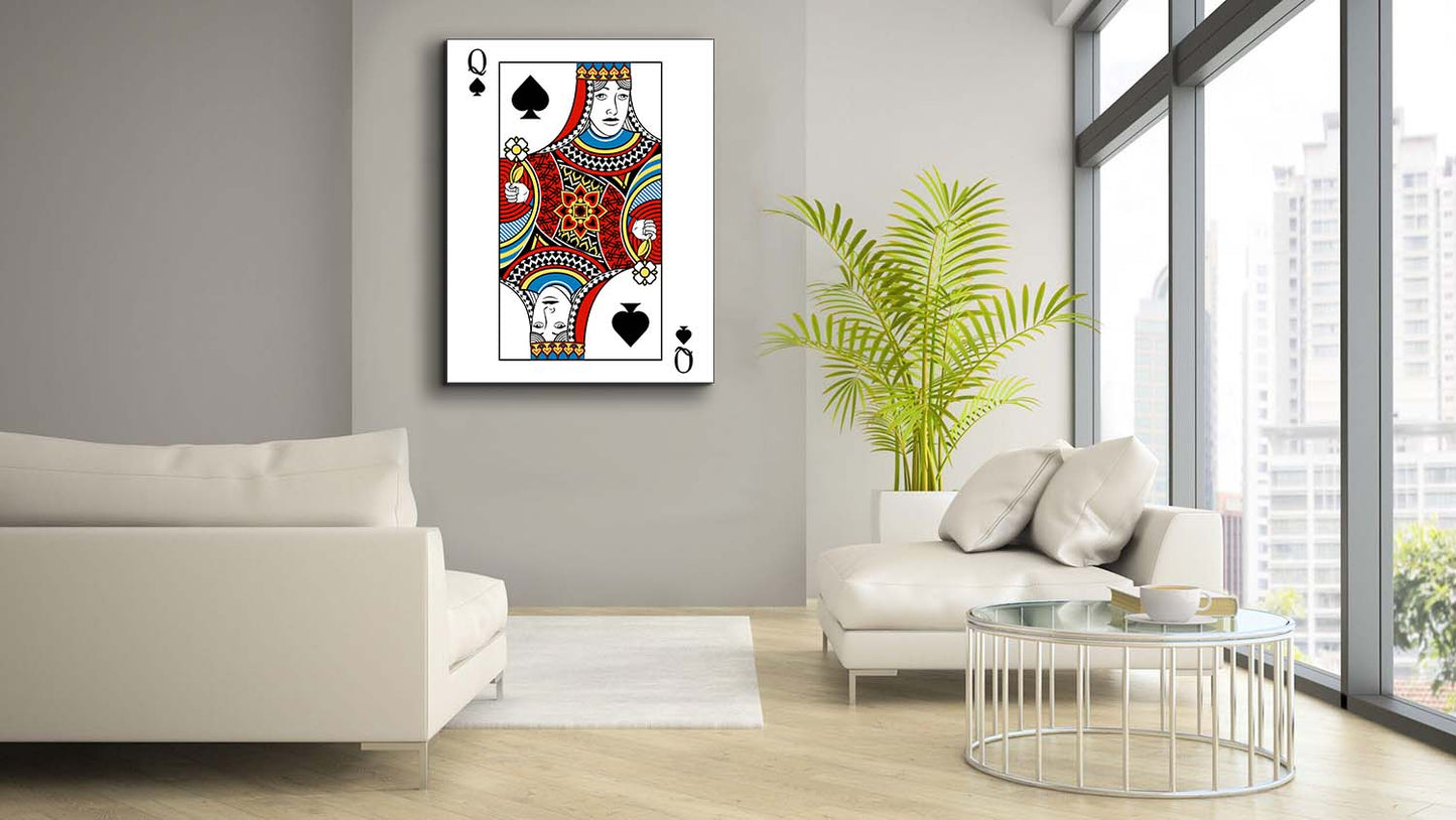 Wandbild – Pik Dame – Moderne Kunst