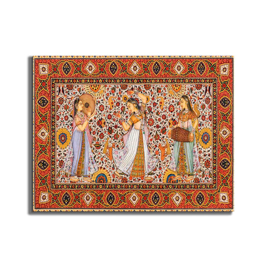 Wandkunst-Rajasthan-Leinwanddruck-Klassisches Kunstwerk