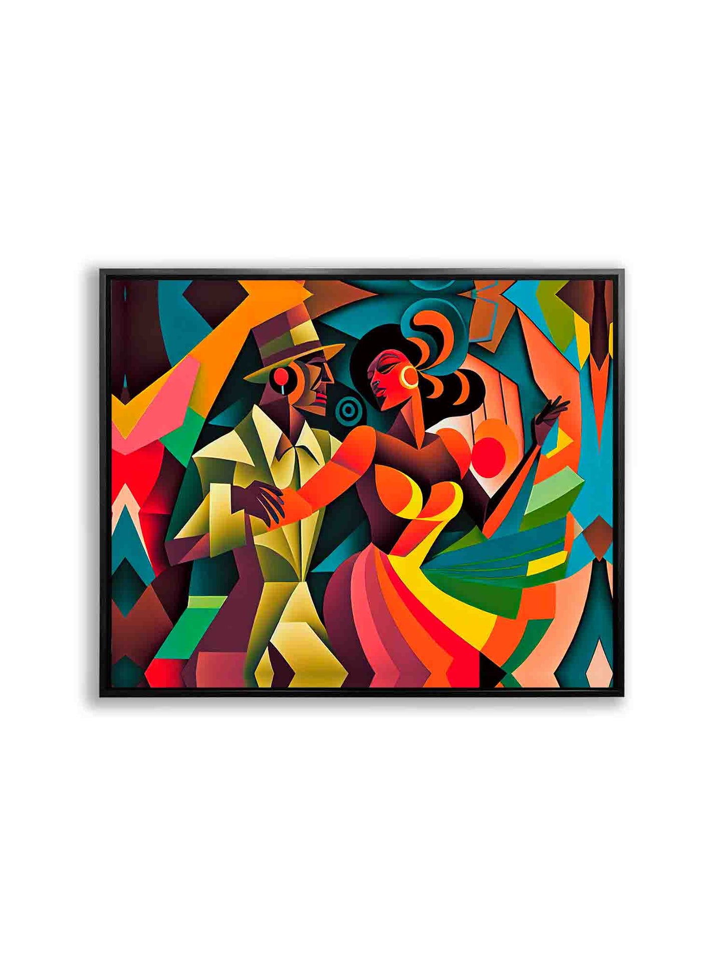 Wandkunst-Fiesta Latina-Moderne Kunst-Leinwandbild