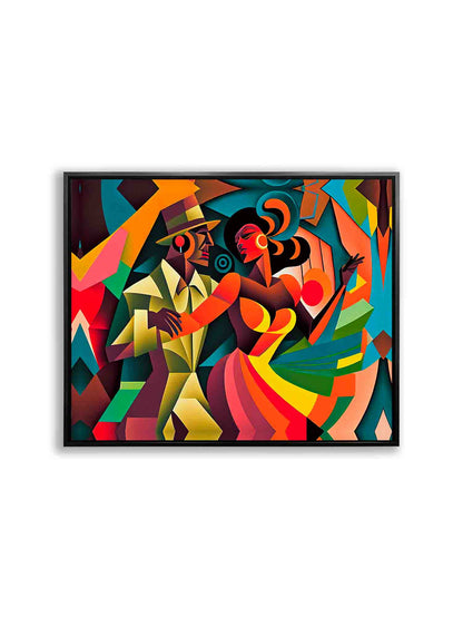 Wandkunst-Fiesta Latina-Moderne Kunst-Leinwandbild